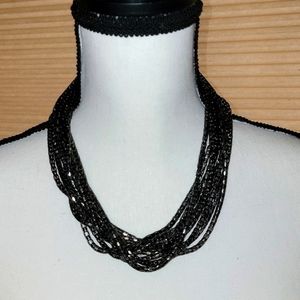 Black Metallic Necklace